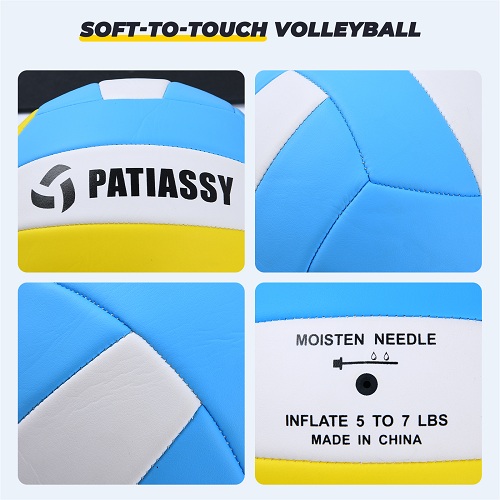 Patiassy Volleyball Net for Backyard Beach Outdoor with Pump and Carry Bag - Image 6